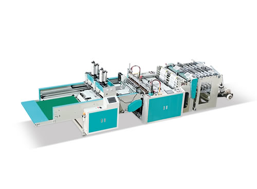 HSRQ-500x2G 高速雙道熱切背心袋制袋機(jī)